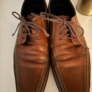 324F B&B Tan Leather Oxfords